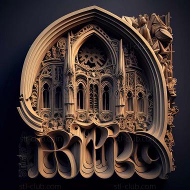 3D model notre dame (STL)